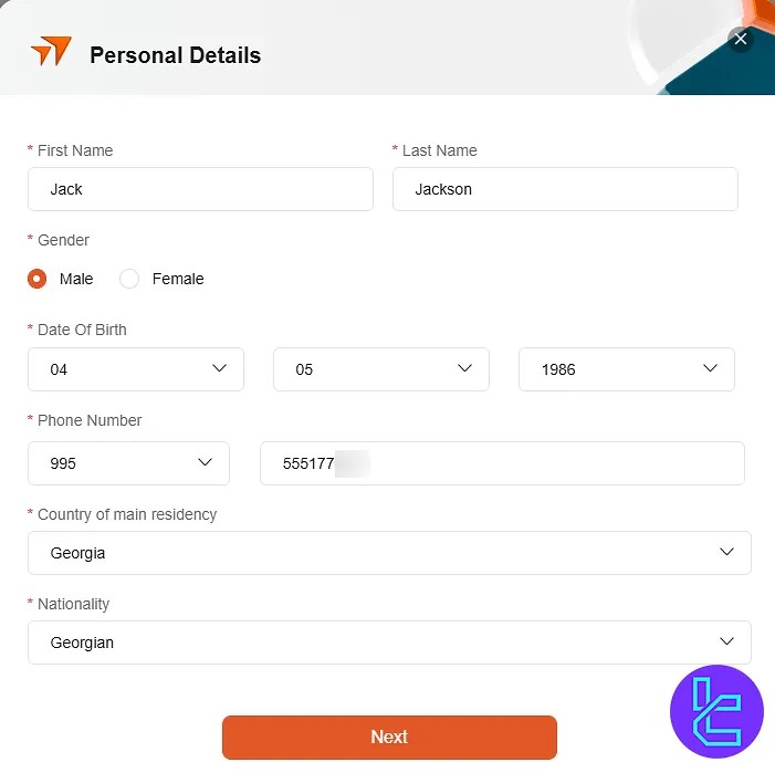 Personal details